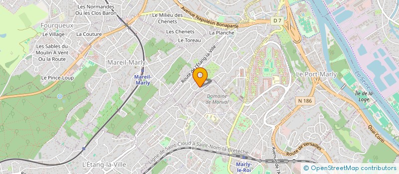 localisation de l'entreprise FUSCA  LE PECQ