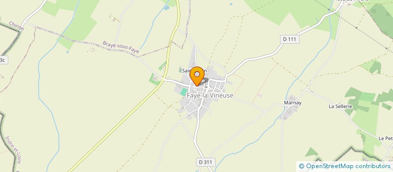 localisation de l'entreprise FUSEAU-MARCHIN  FAYE-LA-VINEUSE