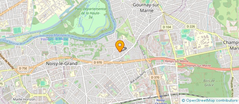 localisation de l'entreprise FUSEEYES  NOISY-LE-GRAND