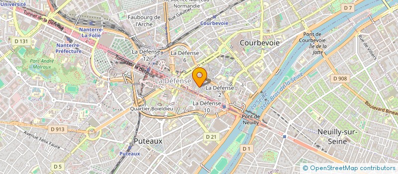 localisation de l'entreprise FUSELLE à COURBEVOIE