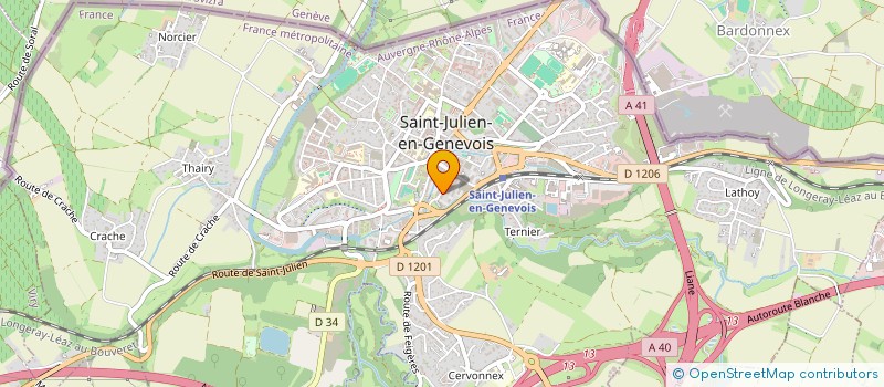 localisation de l'entreprise FUSHYYA à SAINT-JULIEN-EN-GENEVOIS