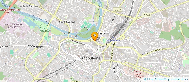 localisation de l'entreprise FUSIBLE 2000 à ANGOULEME