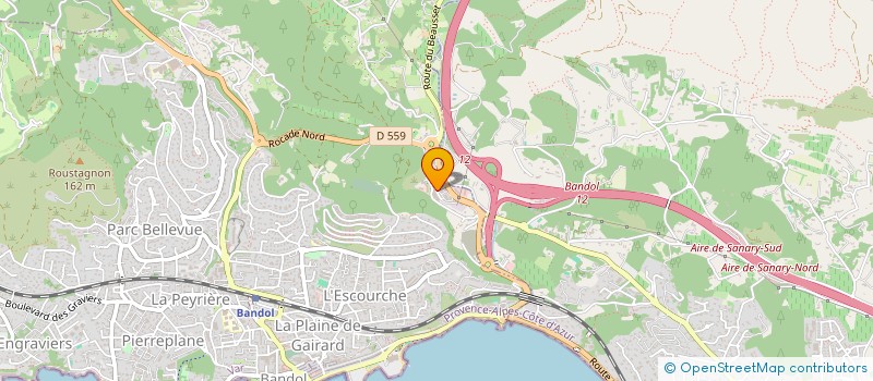 localisation de l'entreprise FUSIL  BANDOL