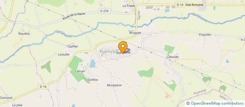 localisation de l'entreprise FUSIL PUYMIROLAIS  PUYMIROL