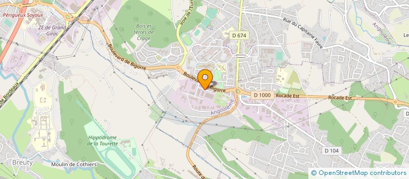 localisation de l'entreprise FUSIO FORMES à ANGOULEME