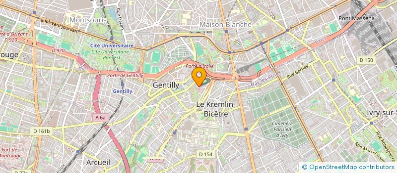 localisation de l'entreprise FUSIOM à GENTILLY