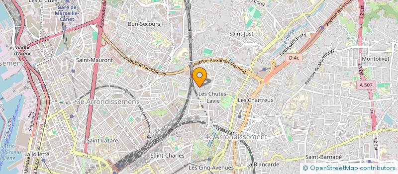 localisation de l'entreprise FUSION 3 à MARSEILLE