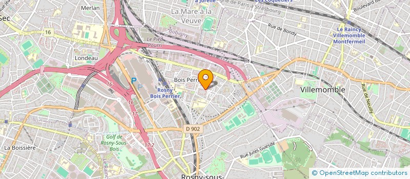 localisation de l'entreprise FUSION à ROSNY-SOUS-BOIS