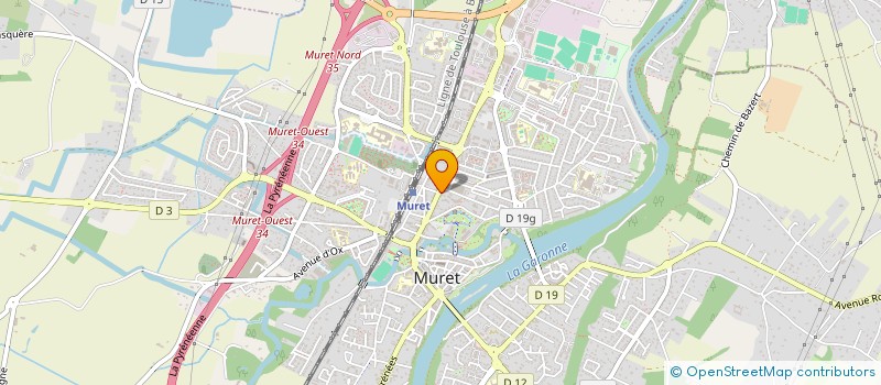 localisation de l'entreprise FUSION à MURET
