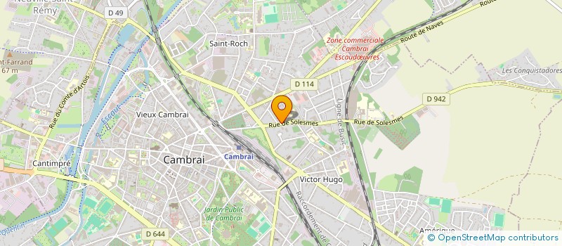 localisation de l'entreprise FUSION à CAUROIR