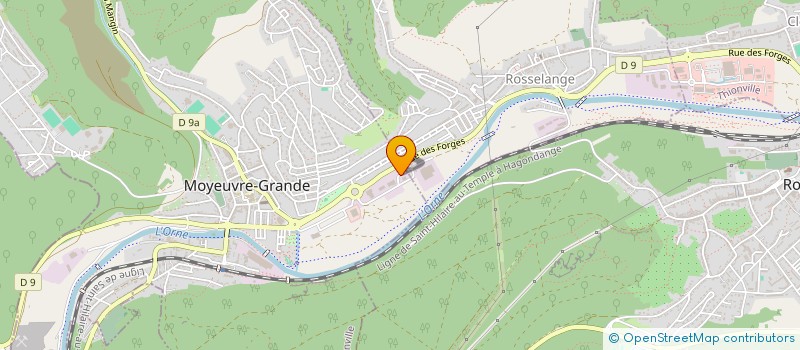 localisation de l'entreprise FUSION 57  MOYEUVRE-GRANDE