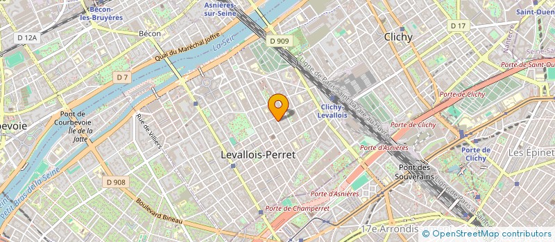 localisation de l'entreprise FUSION à LEVALLOIS-PERRET