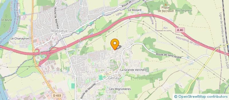 localisation de l'entreprise FUSION  GENAY