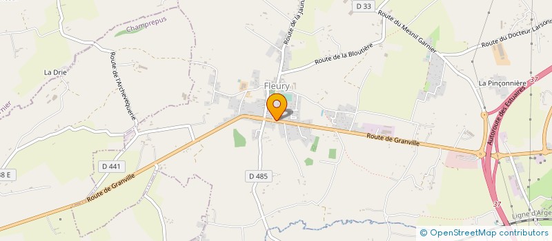 localisation de l'entreprise FUSION  FLEURY