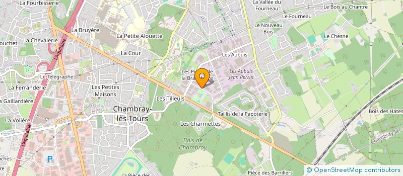 localisation de l'entreprise FUSION  CHAMBRAY-LES-TOURS