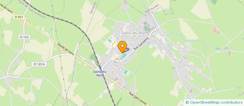 localisation de l'entreprise FUSION ADJE  SAINS-DU-NORD