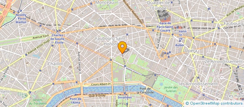 localisation de l'entreprise FUSION BY M  PARIS