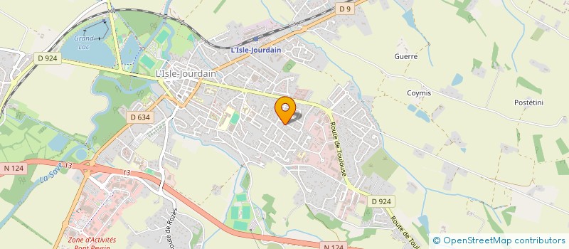 localisation de l'entreprise FUSION CARRELAGE &BAIN à L'ISLE-JOURDAIN