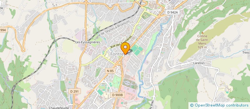 localisation de l'entreprise FUSION CHOCOLAT  GAP