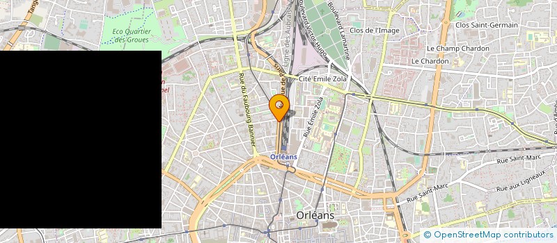 localisation de l'entreprise FUSION CINQ à ORLEANS