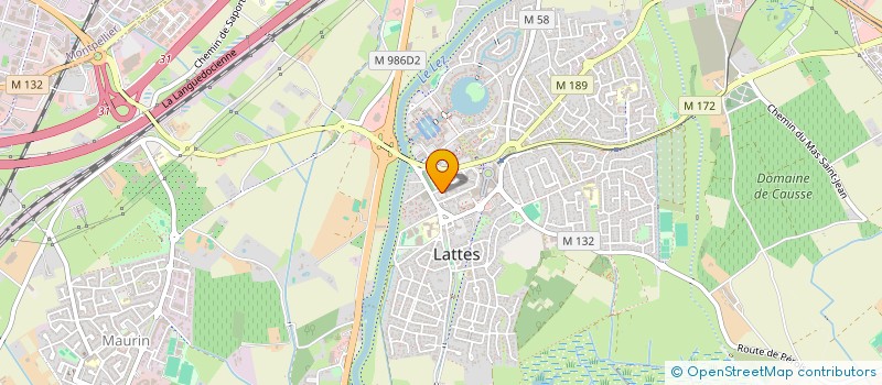 localisation de l'entreprise FUSION CJH à LATTES