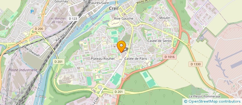 localisation de l'entreprise FUSION CLIM à CREIL