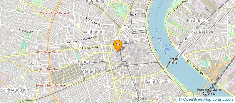 localisation de l'entreprise FUSION COM à BORDEAUX