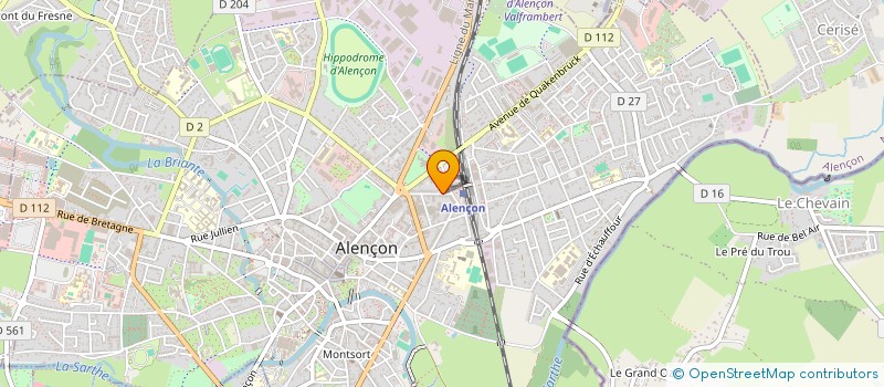 localisation de l'entreprise FUSION D'ASIE à ALENCON