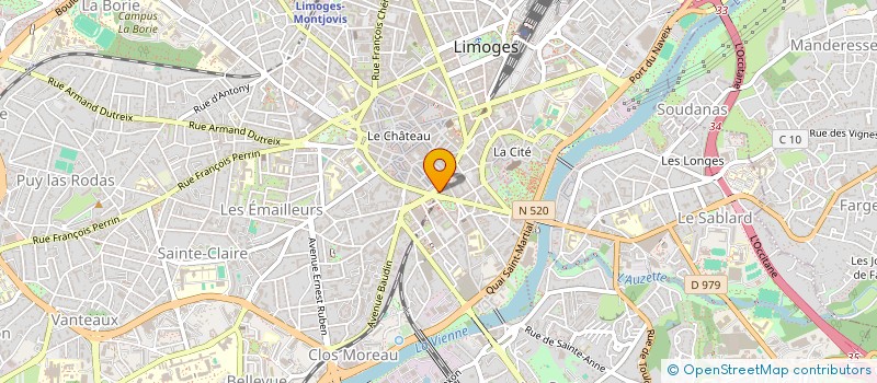 localisation de l'entreprise FUSION DES SAVEURS à LIMOGES