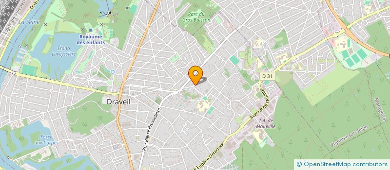 localisation de l'entreprise FUSION DU SABOR  DRAVEIL