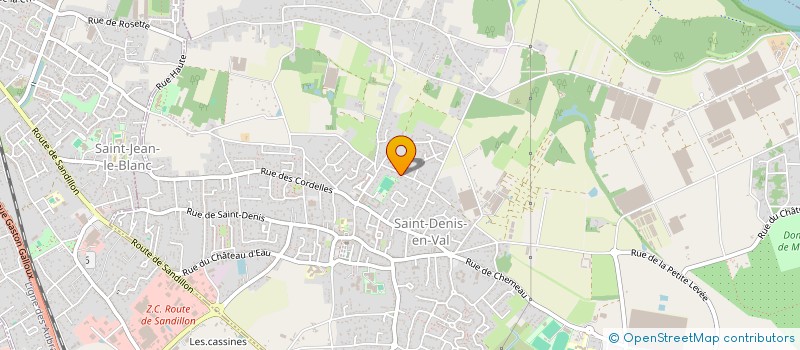 localisation de l'entreprise FUSION ESTIVALE  SAINT-DENIS-EN-VAL