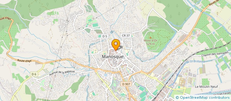 localisation de l'entreprise FUSION FOOD à MANOSQUE