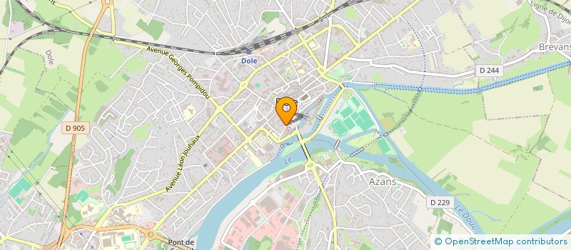 localisation de l'entreprise FUSION FROIDE à DOLE
