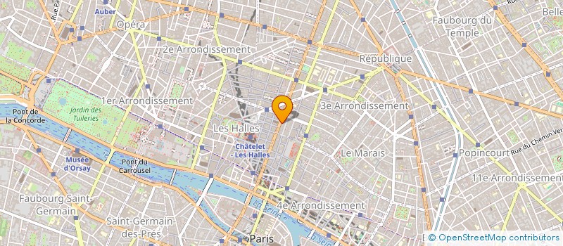 localisation de l'entreprise FUSION M à PARIS
