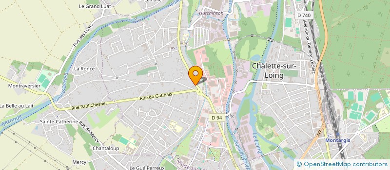 localisation de l'entreprise FUSION OPTIQUE à CHALETTE-SUR-LOING