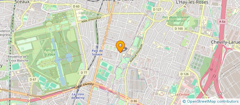 localisation de l'entreprise FUSION.R.G à ANTONY