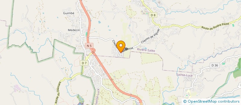 localisation de l'entreprise FUSION SARL  RIVIERE SALEE