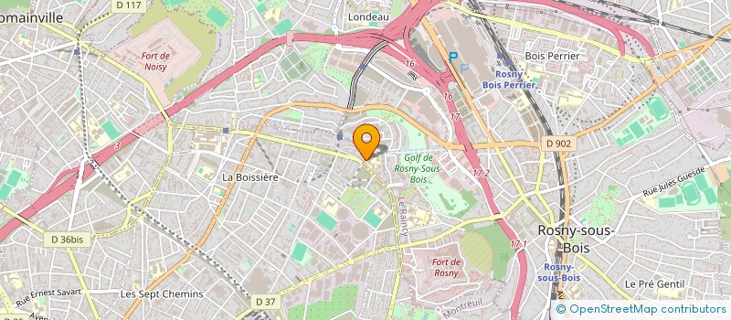 localisation de l'entreprise FUSION SLICE à ROSNY-SOUS-BOIS