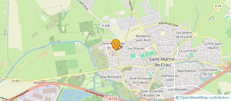 localisation de l'entreprise FUSION TRAITEUR à SAINT-MARTIN-DE-CRAU
