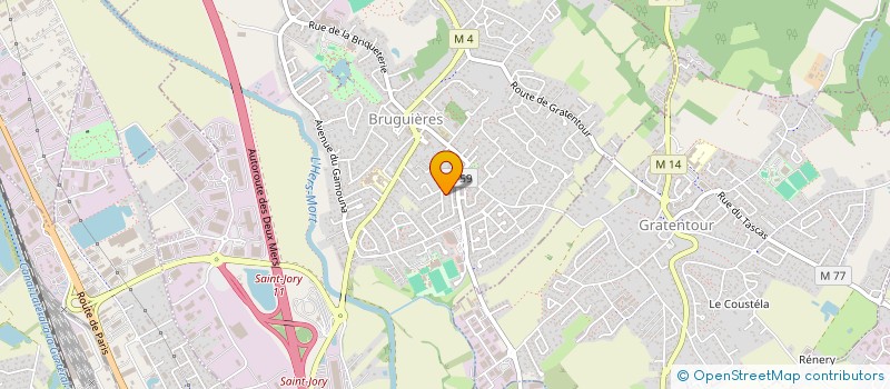 localisation de l'entreprise FUSIONAI  BRUGUIERES