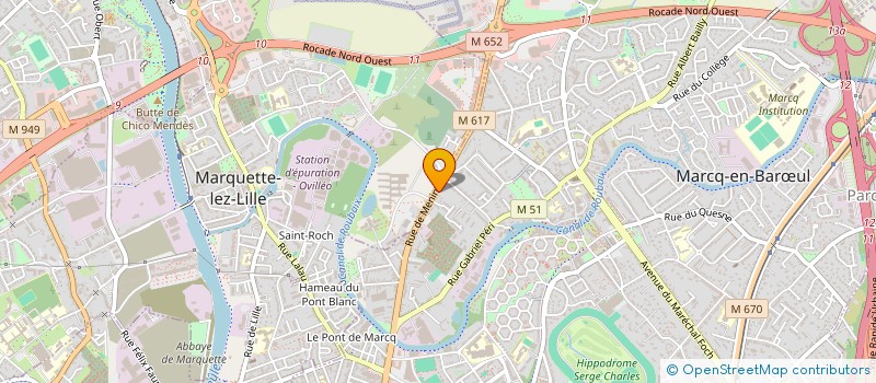 localisation de l'entreprise FUSIONBLOC à MARCQ-EN-BARŒUL