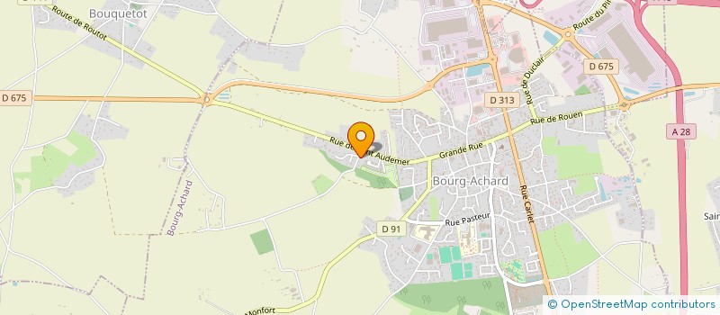 localisation de l'entreprise FUSIONS  BOURG-ACHARD