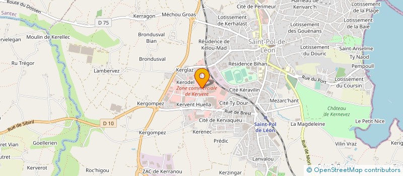 localisation de l'entreprise FUSIONYS à SAINT-POL-DE-LEON