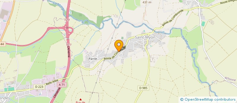 localisation de l'entreprise FUSTEIR 63  SAINT-MYON