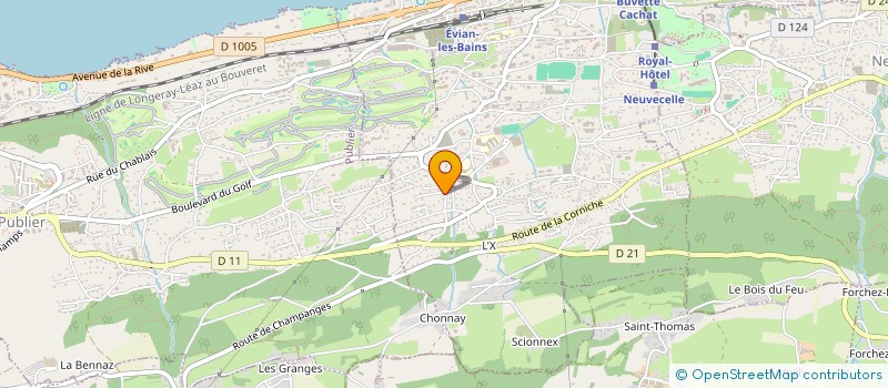 localisation de l'entreprise FUSTER JEAN-LOUP  EVIAN-LES-BAINS