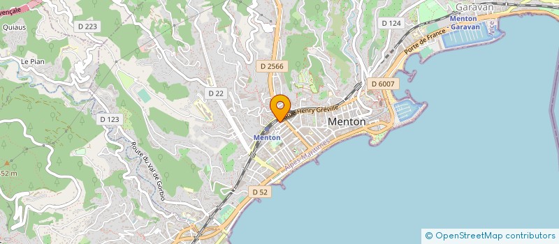localisation de l'entreprise FUSTER PLOMBERIE à MENTON