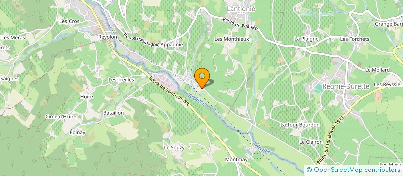 localisation de l'entreprise FUSTER-SEFFERT  LANTIGNIE