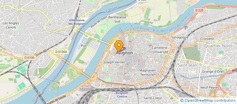 localisation de l'entreprise FUSTERIE  AVIGNON