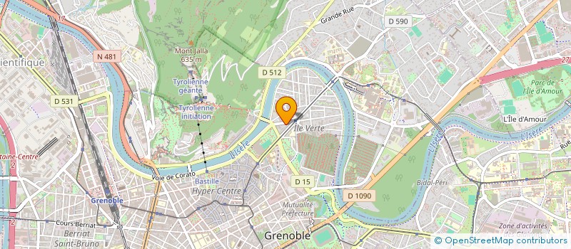 localisation de l'entreprise FUSTOK à GRENOBLE