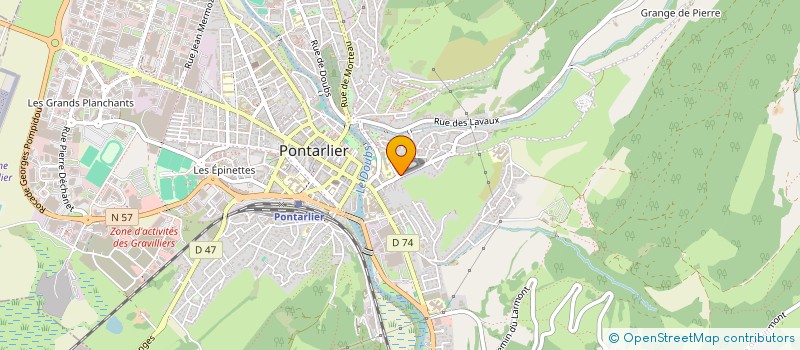 localisation de l'entreprise FUT DIT FUT FAIT  PONTARLIER